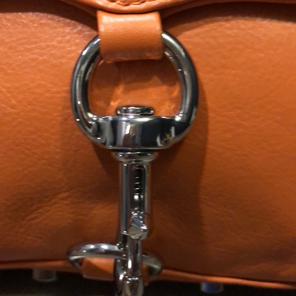 Rebecca Minkoff NWOT Leather Orange Crossbody bag - Picture 2 of 12